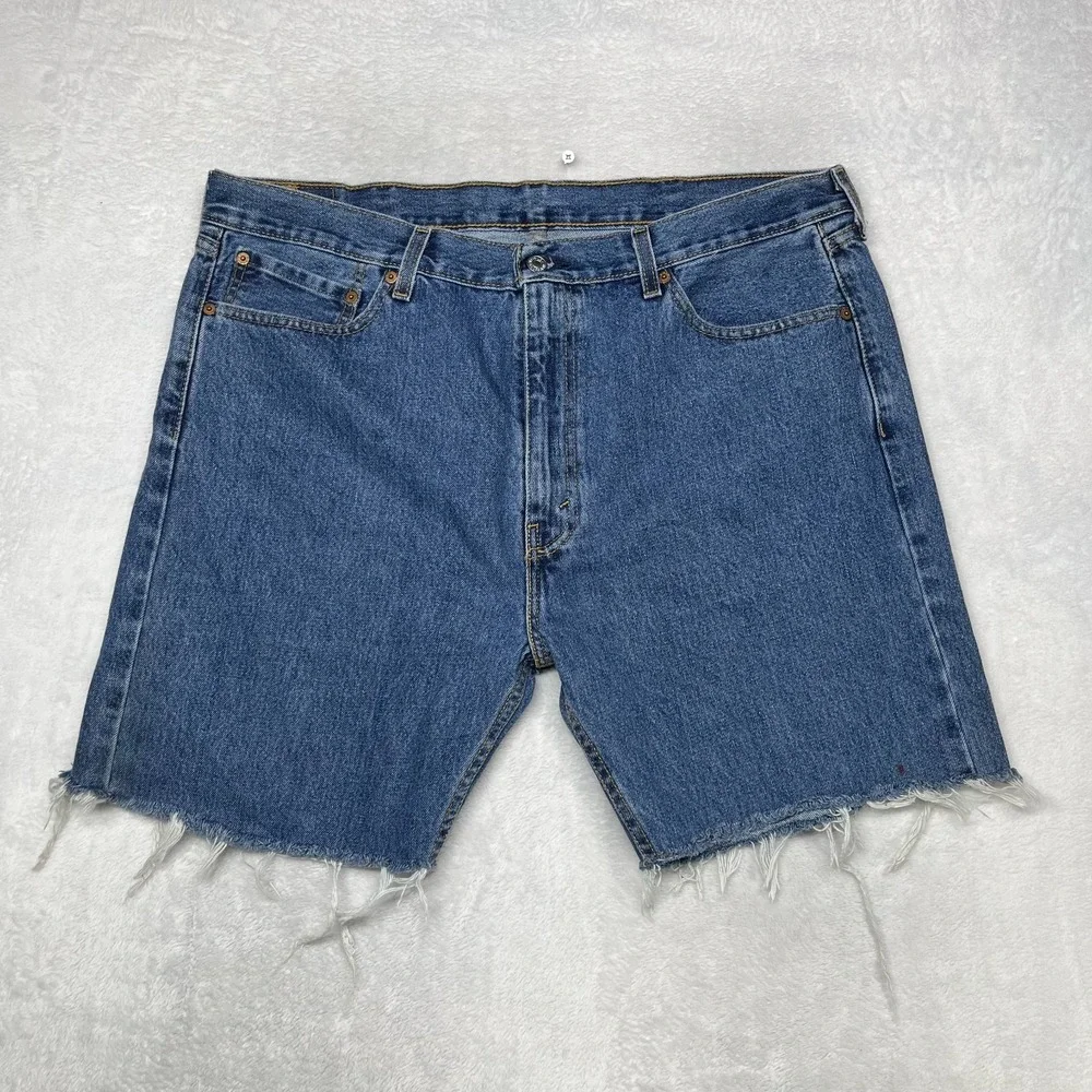 Levi's 505 Shorts Men's Blue Denim‎ 7